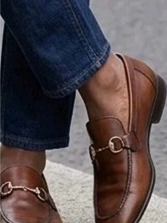 Magnanni Diago Bit-sprap Toe Bit Loafer Brown  Size 13M US