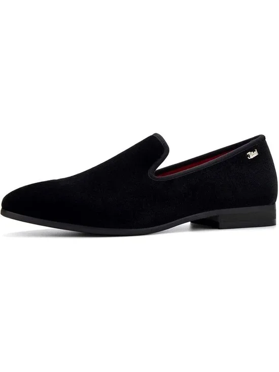 Men's Black Fashion Tuxedo Formal Party Dress Shoes Casual Loafers Slip On