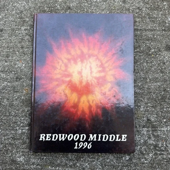 Original 1996 Redwood Middle School Yearbook Annual/Journal Saratoga, California