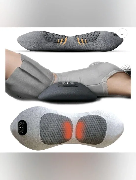Back Spinal Decompression, 2026 Upgraded 3-in-1 Vibrating Massage Heating Lumbar
