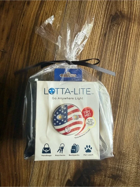 Lotta-Lite Go Anywhere LED Light - American Flag (Red, White, Blue)