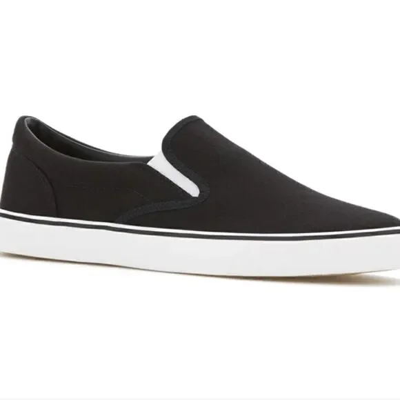 BNWT!!!!Perry Ellis CANVAS DECK SLIP ON SNEAKER‎