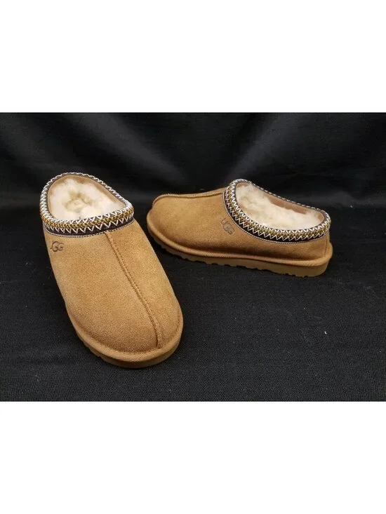 UGG Men's Tasman II Slippers Suede Chestnut Size 8 NEW NO BOX!