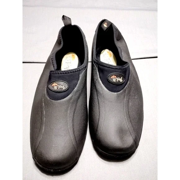 NWOT Tosh Overshoe Pull On Galosh 11-11.5 M Black Vulcanized Rubber (7164)‎
