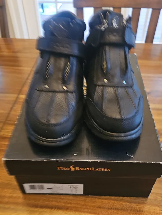 Polo by Ralph Lauren Black Men’s CONQUEST III Boots
