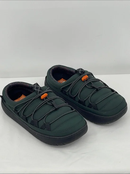 Ozark Trail Green Slip-On Loafers with Orange Toggle MENS size 7
