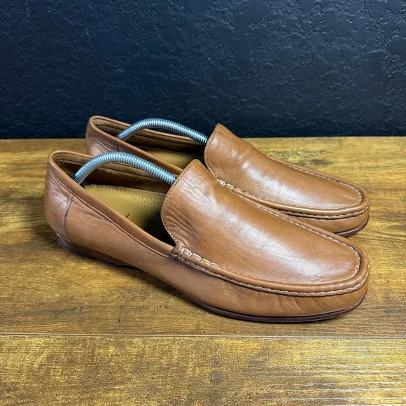 Cole Haan Venetian C08133 British Tan Leather Loafers Mens 11 M
