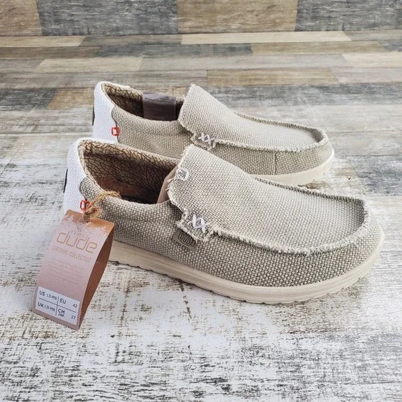 Hey Dude Mikka Braided Mens Loafer Shoes Sz 9 Slip On Loafers