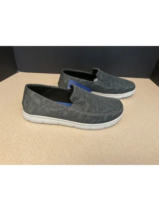 New! Mens HUK Performance Brewster Grey Slip On Causal Shoes. Size 9. Nice!!!