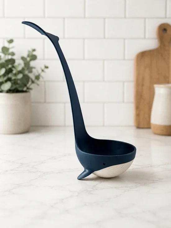 Peleg Design Souper Whale Tail Ladle by Dar Stern Serving Spoon Utensil