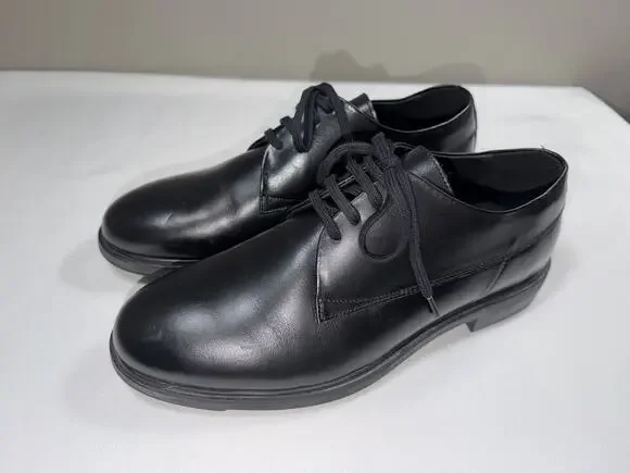 NWOT Shoe The Bear Copenhagen Men’s Size 40 / US 8 Black Leather Oxford Shoes