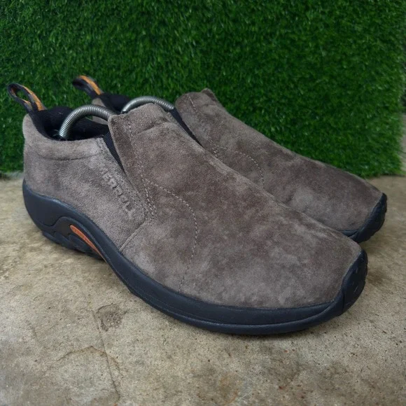 Vintage Merrell Jungle Moc Gunsmoke Workwear Gorpcore Brown Size 11.5