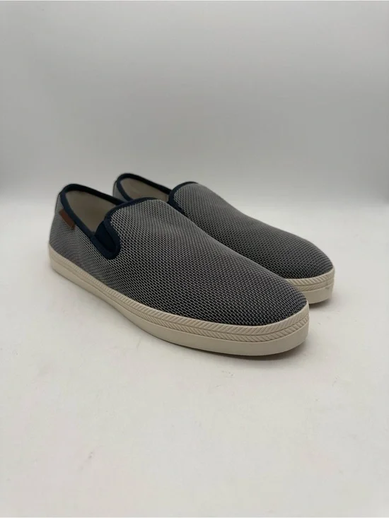 BRAND NEW Madden Castr Navy/Gray Textured Sneakers Slip-on Loafer Size 9.5
