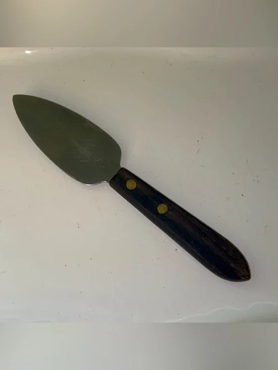 Vintage stainless steel Hickory Farms Cheese Knife or Spreader