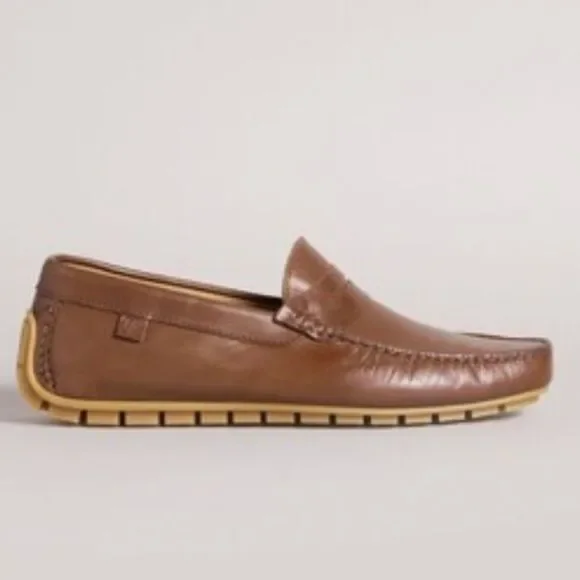 Ted Baker Alerrt Driving Loafer Shoe in Brown Chocolate 44