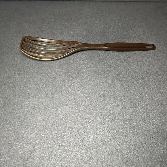VTG Foley Brown Nylon Slotted Whisk Spoon Retro Kitchen‎ Strainer 11