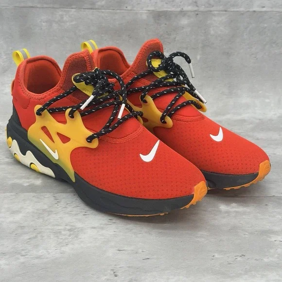 Nike React Presto 'Chile Red' Performance Sneakers CZ9273-600 Men's Size 10 M