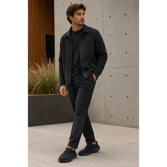 Lululemon SwayDay Mule Men 11.5 Black Slip On Clog Recovery Shoes