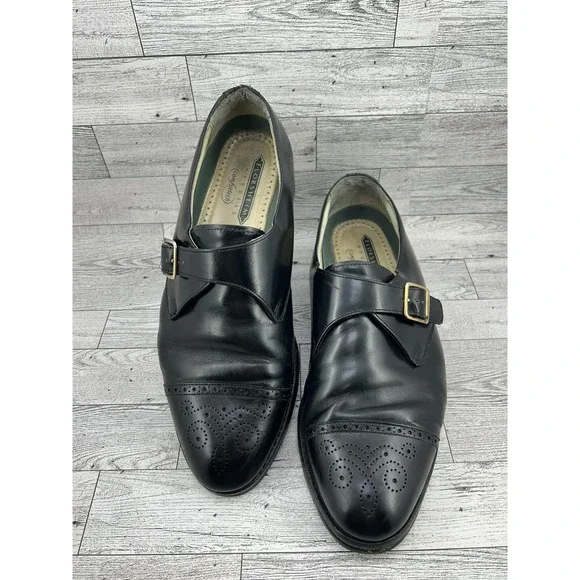 Florsheim Imperial‎ Shoes Mens Size 10 Monk Strap Comfortech Dress Classic USA