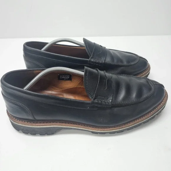 Allen Edmonds Freeport Weatherproof Penny Loafer Color Black, Size 11