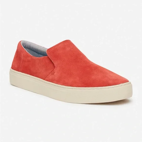 Tom’s x‎ Bonobos Casual Suede Slip On Shoe in Orange Size 10.5
