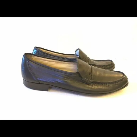 Bally Leather Slip On Dress Shoe