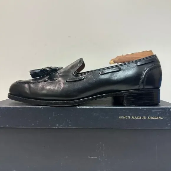 VGUC Crockett & Jones x Polo Ralph Lauren Tassel Loafer Bench Made England 7.5 D