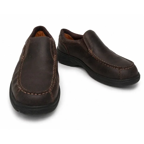 Timberland Men's Richmont Slip On Shoes Size 7 Brown Burnished Leather 5046A