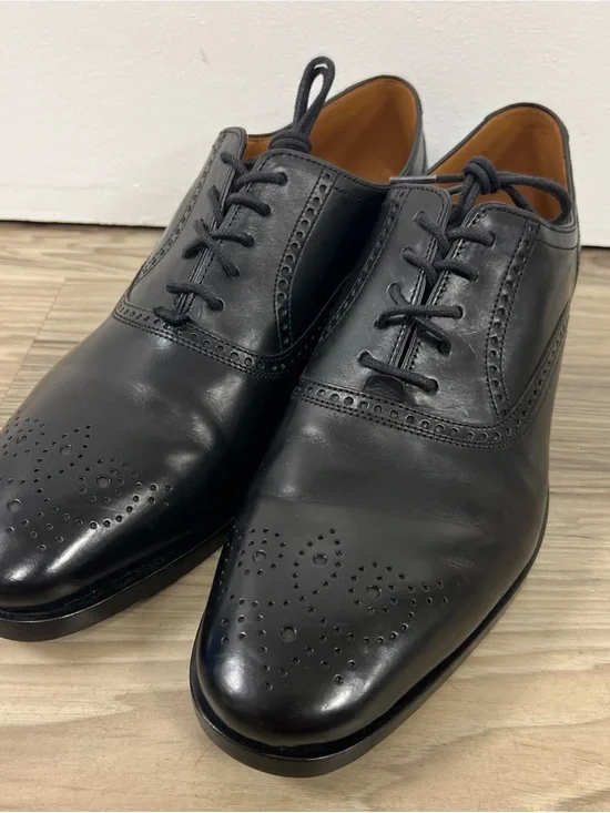 Allen Edmonds Siena Medallion Lace Up Oxford Shoes Black Men’s Size 9 NWOB $369
