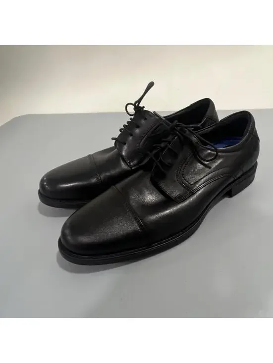 NEW NO BOX Floreshein Men's Black Dress Shoes SIZE 10