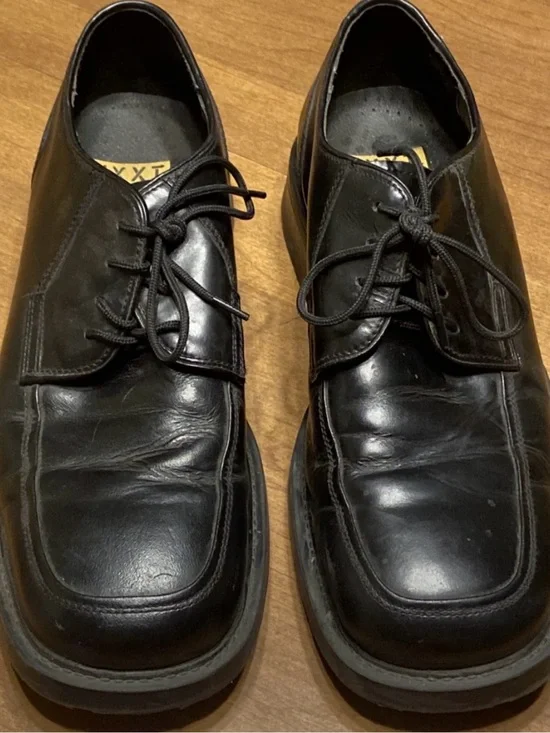 Men's Black Dress Shoes Nunn Bush NXXT Men's Leather Size 9.5 9-1/2