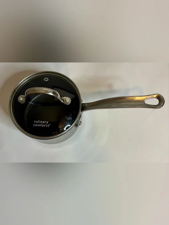 Farberware Stainless Steel  1 Qt Saucepan with Glass Lid