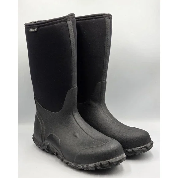 Bogs Classic High 60142-001 Men's Waterproof Insulated Boots Black Size 11