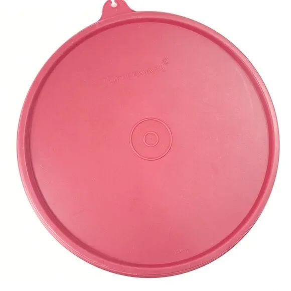Vintage Tupperware 228-34 X-tab Red Lid cap for food container storage ONLY