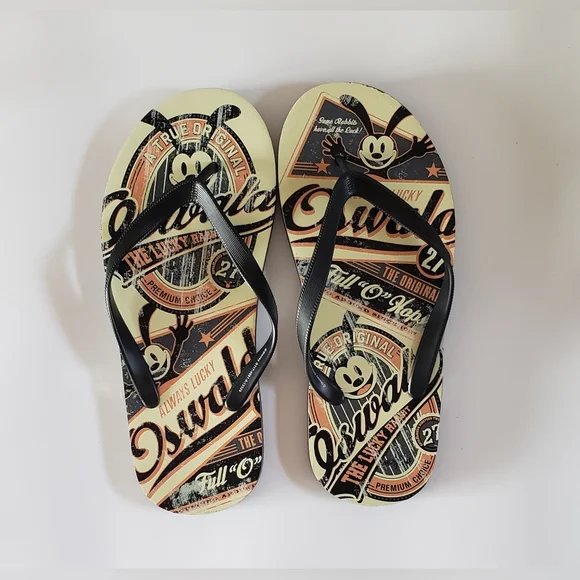 Disney Men's (Unisex) Flip Flop Sandal Size 8-9