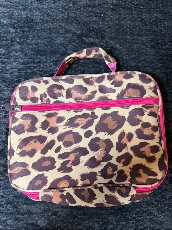 Leopard Print Insulated Lunch Bag New in Package with Multiple Compartments
