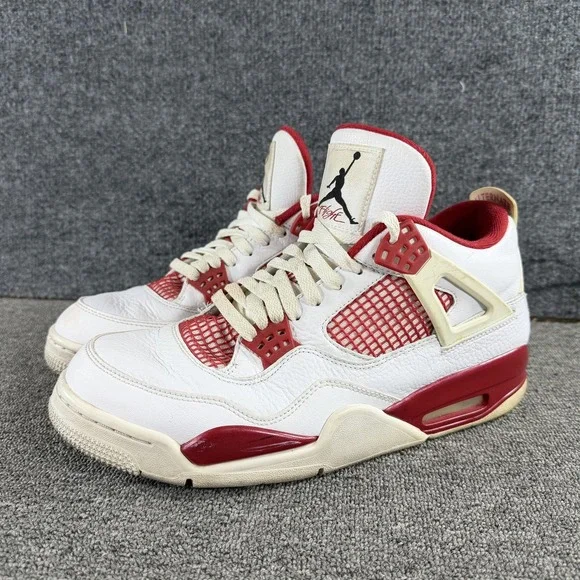 Jordan Air Jordan 4 Retro Alternate 89 Shoes Mens 10.5 White Sneakers 308497 106