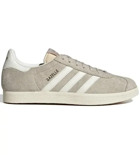 Adidas Gazelle Sneakers Suede Leather Lace Up Low Top Classic Wonder Beige 11