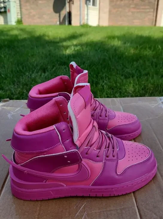 Copied - Turn Heads in Hot Pink (Purple) | Bold High-Top Statement Streetwear