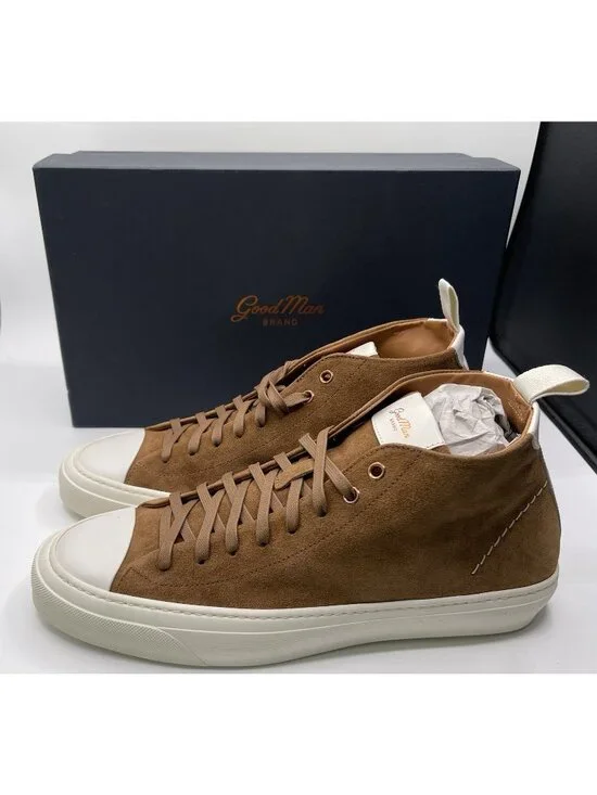Good Man Brand Legacy‎ Hi-Top Brown Suede  Leather Sneakers Men’s Size 9.5