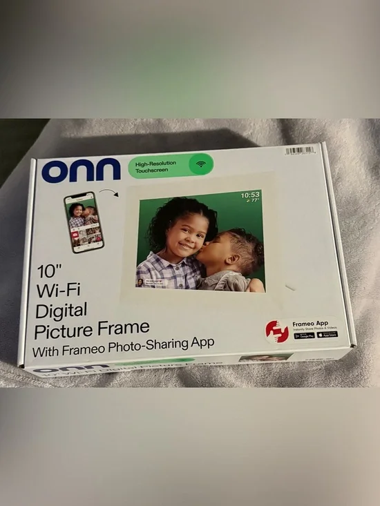 ✨NIB Onn Digital 10-inch Picture Frame- Brand New & Factory Sealed.✨