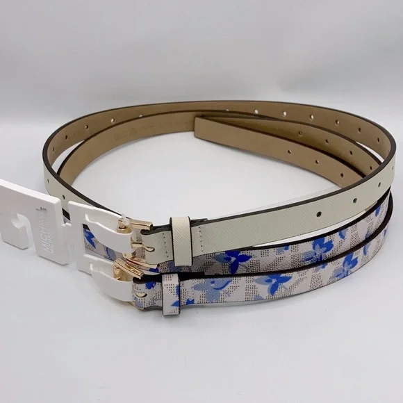 Michael Kors Jet set floral Belt Set