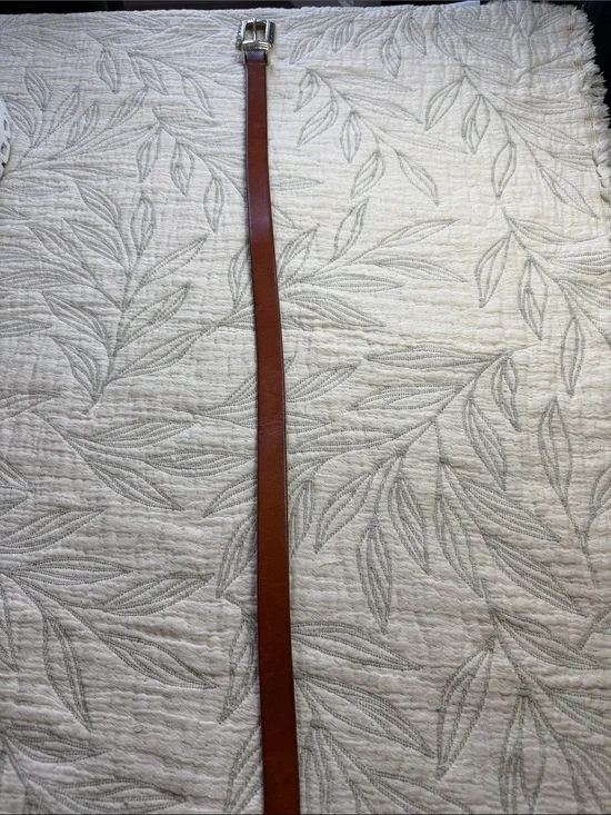 Leather Classic brown Belt;Medium