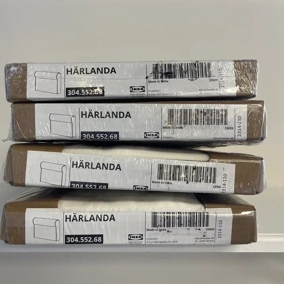 (ONE) IKEA HARLANDA Armrest Cover Slipcover Inseros White 304.552.68