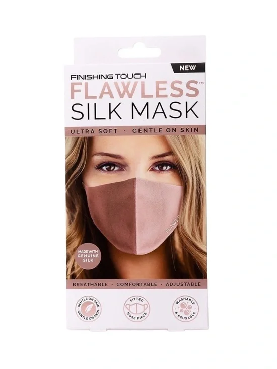 FINISHING TOUCH FLAWLESS SILK MASK - ADULT SIZE (NEW WITH TAGS)
