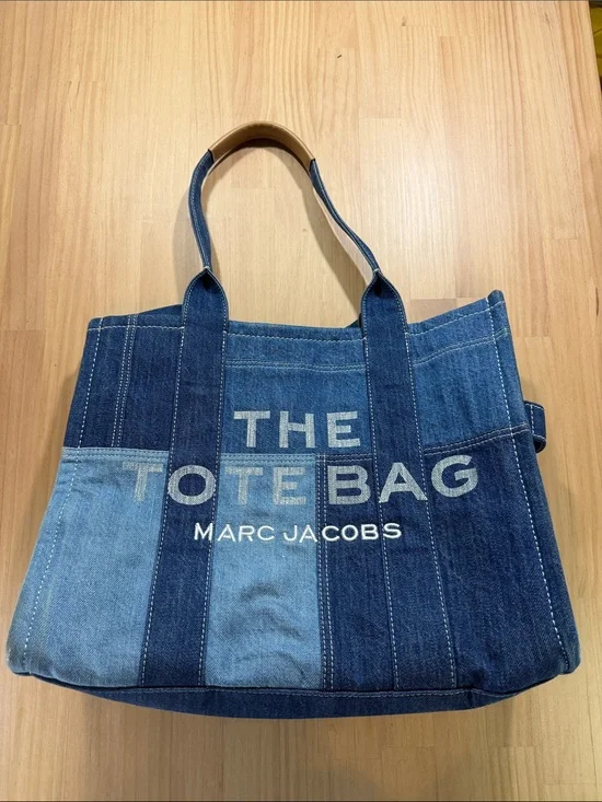 Marc Jacobs Patchwork Denim Tote Bag - Blue
