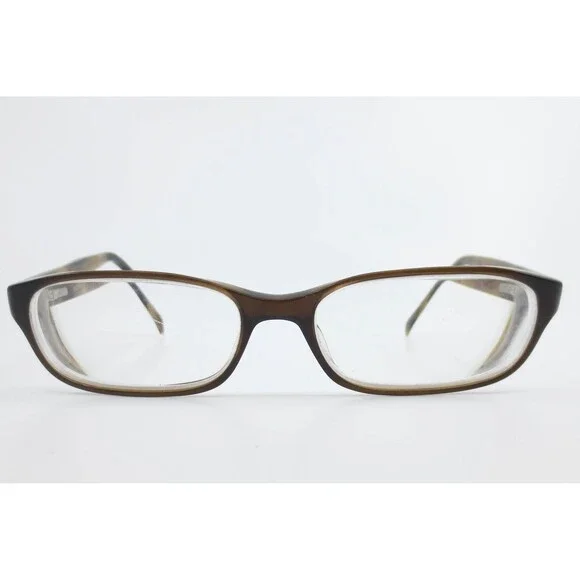 Jills Stuart Brown Tortoiseshell Rectangular Eyeglasses Frames 52-15-140 38259
