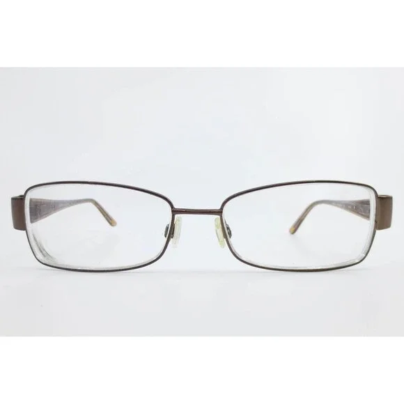 Anne Klein AK5004 Mocha Rectangular Metal Eyeglasses Frames 52-15-135 208