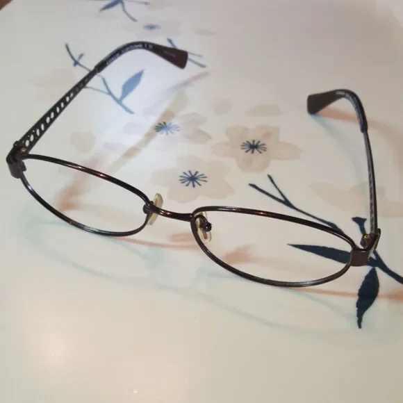 Coach hc5061td harriet titanium  9276 shiny brown Frames ONLY 53-16-140