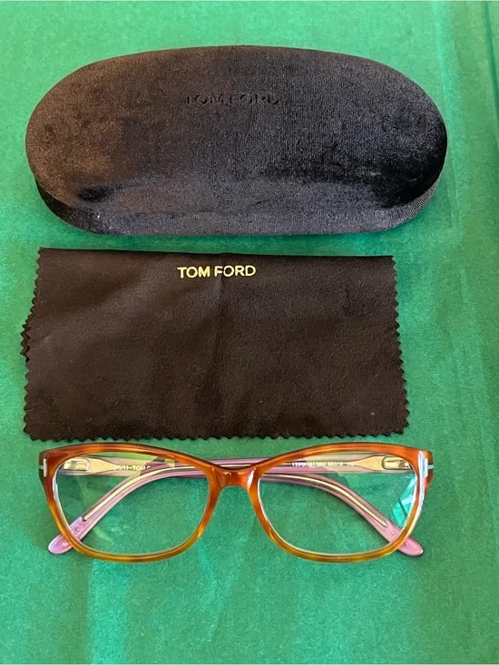 Tom Ford Women's Tortoise & Pink Eyeglass Frames TF 5412 Style Brand New